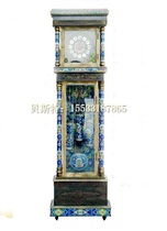 Vertical view Tai Landang Enamel Machinery landing clock ) Antique mechanical watch ) Lizhong Germany imported eight - tone movement