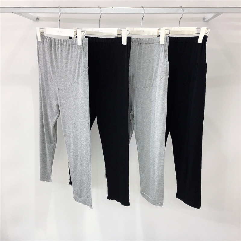 Amy Mommy 2022 summer new pregnant women ultra-thin modal seven-point underwear adjustable elastic belly pants