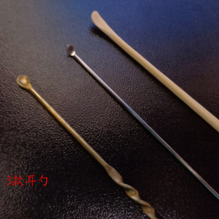 White Bamboo Ear Spoons Dolls Ear Spoons wood-ear tool digging ear spoons Ear Tools High-end Coal Bamboo Ears Dig Harrowing