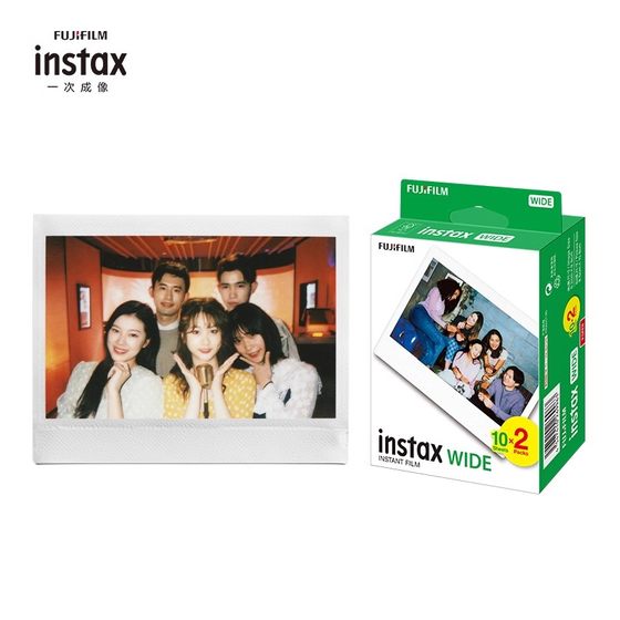 Fuji 인스턴트 와이드 포맷 카메라 인화지 instax300/LinkWIDE 필름 5인치 너비 흰색 가장자리