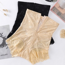 High waist Summer thin collection of underbelly pants postpartum powerful collection of small belly lifting hip plastic body beauty bouquets waist lace and lace