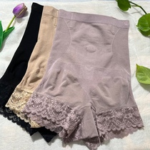 Spring Black Tech Fuel Fat Beauty Body Collection Pants High Waist Shaping Triangle Lace Lace Up Hip Pants Woman Postnatal Plastic Body Underwear