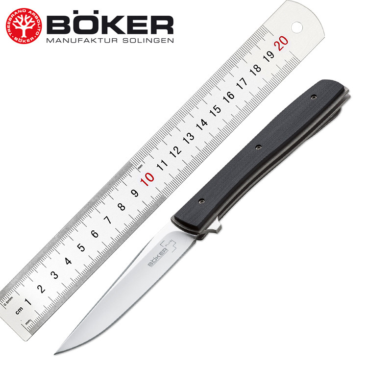 German BOKER Boke imports high hardness VG10 titanium alloy outdoor folding knife household fruit knife EDC equipment