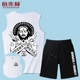 Áo vest thể thao nam phù hợp với thủy triều mùa hè giải trí thể thao Wukong áo thun không tay mặc cotton thủy thủ thương hiệu vest - Áo vest cotton khoác vest nam