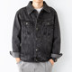 Denim jacket ຜູ້ຊາຍ workwear ພາກຮຽນ spring ວ່າງ trendy ຍີ່ຫໍ້ cardigan ບາດເຈັບແລະຜູ້ຊາຍພາກຮຽນ spring ເທິງແລະ summer lapel jacket ແບບຜູ້ຊາຍ