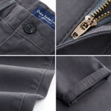 Осенние повседневные брюки, трендовые мужские штаны, свободный прямой крой