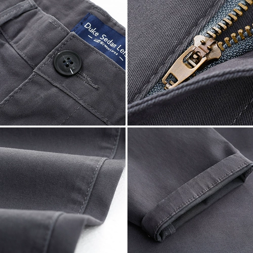 Осенние повседневные брюки, трендовые мужские штаны, свободный прямой крой