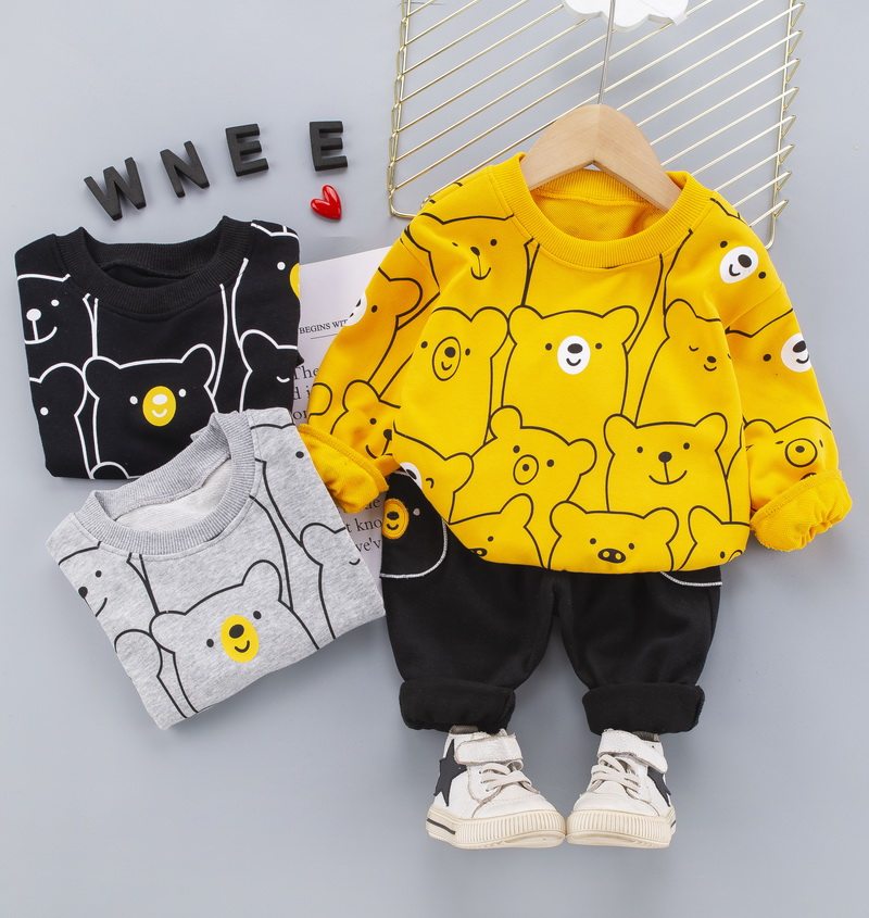 Boys spring and autumn clothes 2021 new Western style baby sports in the baby Korean version of the handsome autumn children's suit suit tide