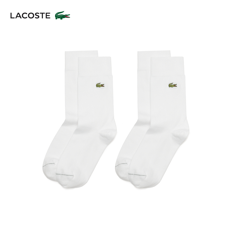 [Same Style as Wang Yibo] Lacoste French Crocodile Couple Style Simple and Comfortable Casual Socks | Ra3147