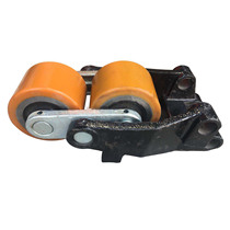 Linde manual hydraulic pallet truck M20M25 nylon polyurethane wheel front wheel wheel frame assembly 80*55
