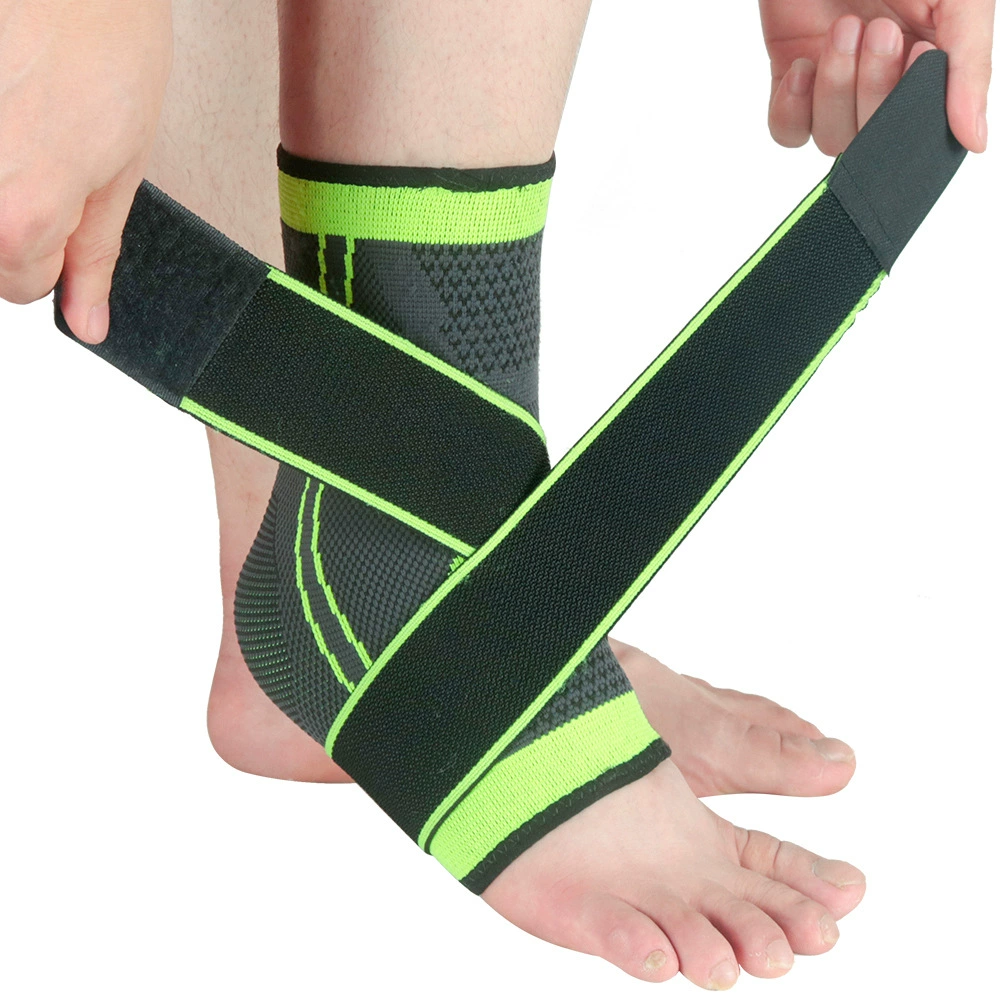 Nylon thể thao bảo vệ mắt cá chân nam và nữ thể thao ấm áp đàn hồi bốn mặt và thoáng khí bảo vệ mắt cá chân cố định - Dụng cụ thể thao