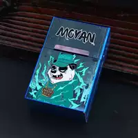 Креативный металлический портсигар, портативная металлическая коробка, алюминиевый сплав