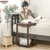 Несколько кофейных столиков на диване с твердым деревом могут переместить угол угла на несколько кроватей и столового журнального столика Мини -журнальный столик маленький столик для журнального столика