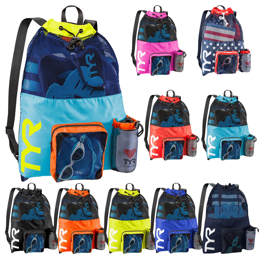 TYR Korea imported spot swimming bag large capacity outdoor bundle mouth sports bag backpack stylish breathable