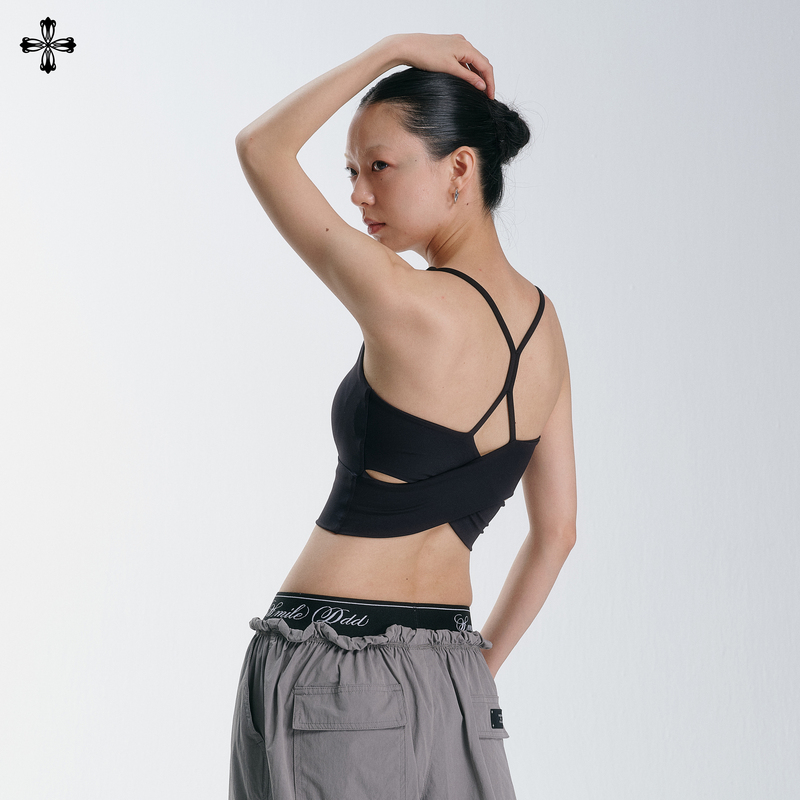 Smile Ddd【Stable Jump Cup】Built-In Chest Pads, Cross-Back Design, Shockproof Sports Bra, Fitness Dance Vest Smile Ddd【Stable Jump Cup】Built-In Chest Pads, Cross-Back Design, Shockproof Sports Bra, Fitness Dance Vest