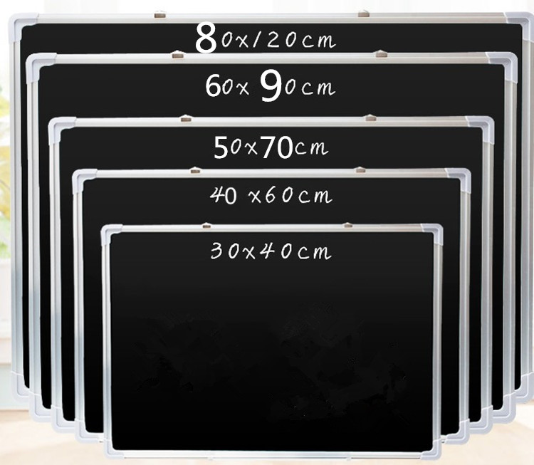 Message board Household small blackboard hanging chalk write 40*60*90 student teaching magnetic whiteboard send pen wipe