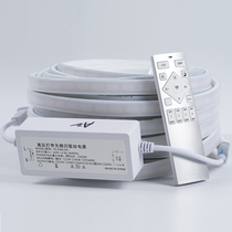 Intelligent stepless dimming led lamp with living room ceiling no flicker highlight eye protection lamp strip frosted lamp with remote control