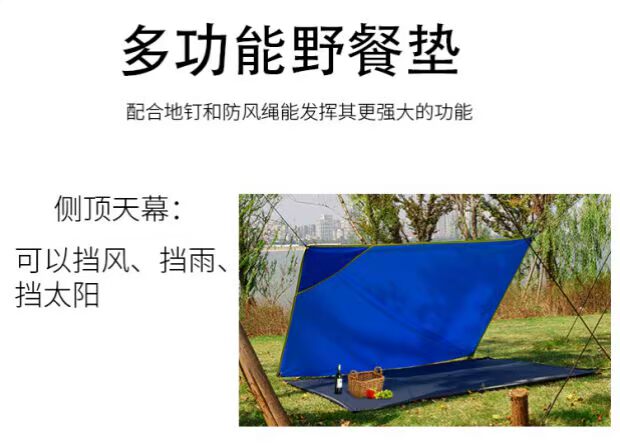 Pad chống ẩm dày ngoài trời di động cỏ không thấm nước dã ngoại nhà cha mẹ trẻ hoang dã dã ngoại công viên câu cá thảm - Thảm chống ẩm / Mat / Gối thảm trải du lịch