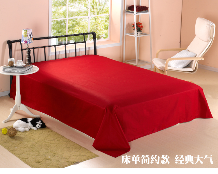 Bộ đồ giường buôn bán hàng trực tiếp màu denim hai mảnh cưới đỏ chăn thời gian giới hạn đặc biệt cung cấp miễn phí vận chuyển - Bộ đồ giường bốn mảnh chăn ga gối everon