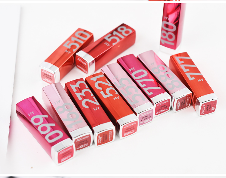 Mật khẩu màu son Maybelline Son môi lâu trôi Hoa hồng cùng màu 233 214 thối màu cà chua 518 - Son môi son môi 3ce