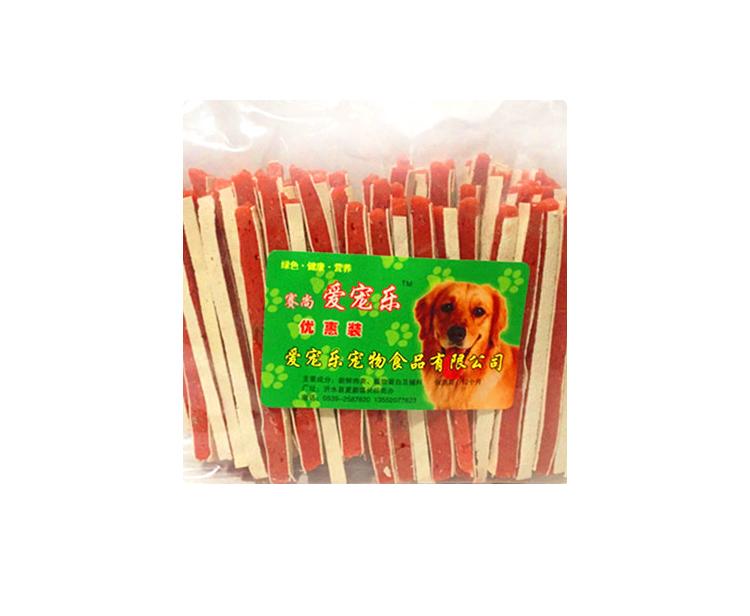 Ưu đãi đặc biệt cho chó cưng ăn vặt gà mực ống kẹp 400g chăm sóc tóc làm đẹp Teddy VIP dog snack thức ăn chó smartheart