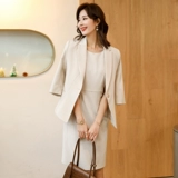 Комплект, платье, осенняя элитная юбка, пиджак классического кроя, комбинезон, яркий броский стиль