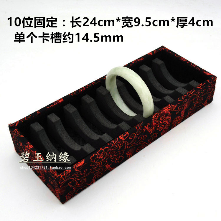 Vòng đeo tay cao cấp khay lớn trang sức ngọc bích hiển thị đứng vòng đeo tay đạo cụ bao bì trang sức lô 2040 bit - Vòng đeo tay Cuff vòng vàng 18k kiểu mới