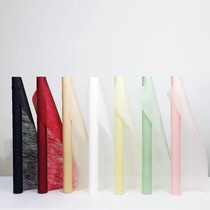 Flower wrapping paper milk cotton bouquet lined with non-woven snow pear paper plain flower fabric flower material