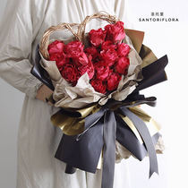 Waterproof flower wrapping paper Light luxury double-sided Ouya paper flow gold paper thickened bouquet package flower paper Flower packaging materials