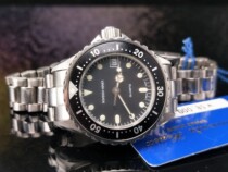 Stock new Swiss old Lovina diving ladies quartz watch Sapphire face lock handle