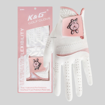 Korea and Japan KG golf gloves womens microfiber cloth wear-resistant sports comfortable golf gloves non-slip breathable