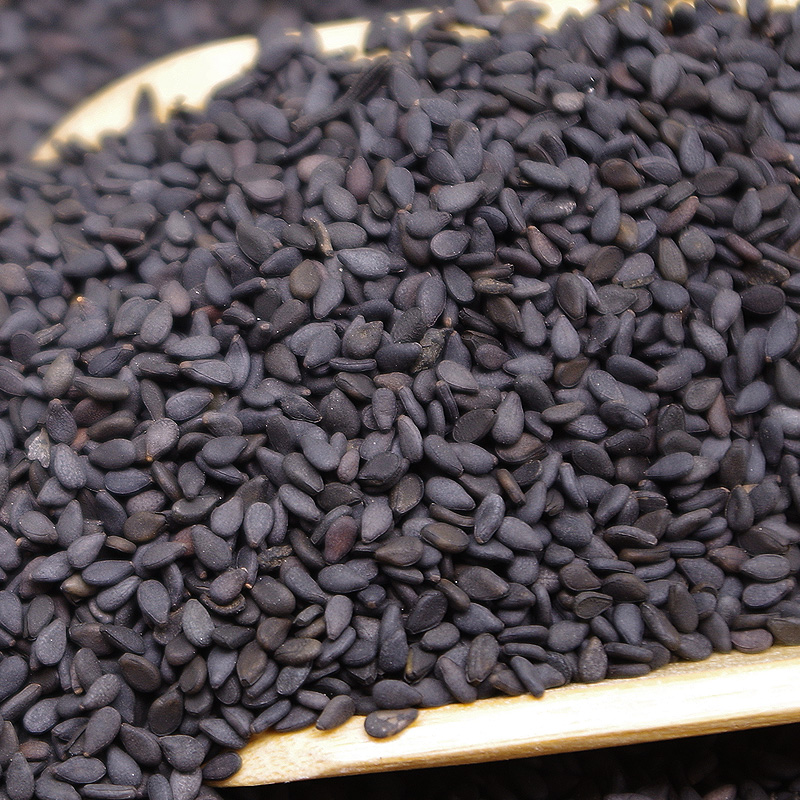 Farmhouse self-produced quality black sesame leather thin meat more refreshing and clean 500 gr fried before washing more fragrant