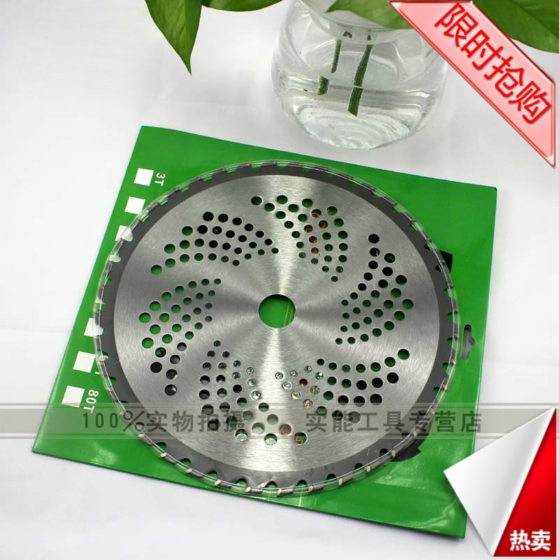 Real lawn mower Rice mower Brush cutter Weeding machine accessories 40 tooth alloy saw blade blade Bush lawn mower