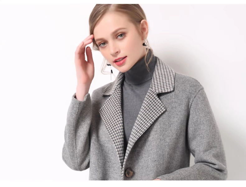 2019 mùa thu và mùa đông áo khoác nữ hai mặt mới áo len nữ trong đoạn dài không có áo len cashmere áo len nữ - Áo len lót đôi