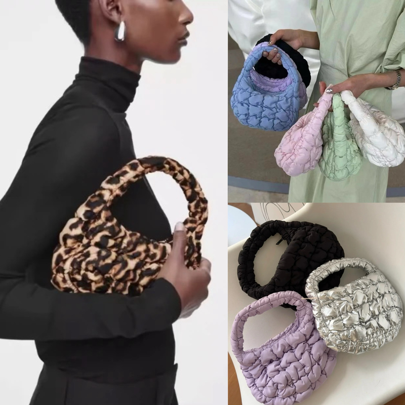 In Stock Co24 New Model Micro Small Cloud Bag Cute Versatile Pleated Handbag