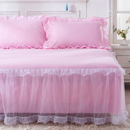 Mùa hè hè ren bên lá sen giường váy loại sợi giường bìa mảnh duy nhất chống bụi chống trượt bảo vệ 2018 mới 1.8 m mét