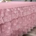 Mùa hè lụa băng mat ren giường bedspread váy ba mảnh vỏ bảo vệ 1.8m 1,5 m 2,0 chống trượt - Váy Petti váy giường khách sạn Váy Petti