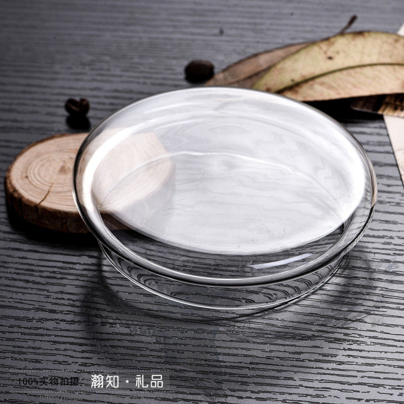 Universal mug lid thickened water cup lid heat-resistant glass lid ceramic tea cup lid healthy environmental protection dust cover