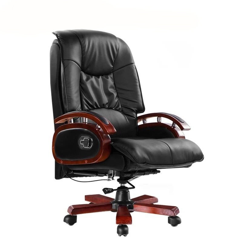 Computer chair office chair home reclining swivel chair fashion boss chair leather high back executive chair conference chair