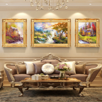 (Zilu) Living room decoration painting landscape landscape oil painting Thomas hanging painting Atmospheric European murals