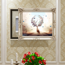 (Zilu) European-style meter box decorative painting animal Fulu oil painting living room wall mural restaurant hanging painting