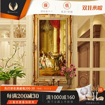 Xuanguan vertical decorative painting European oil painting high-grade atmospheric corridor aisle hanging painting Court figure art painting