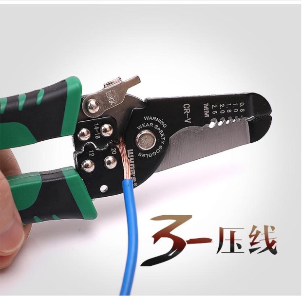 Tự động tước kìm đa chức năng thợ điện dây kìm lột dao lột dao xoắn kìm công cụ kìm dây kìm
