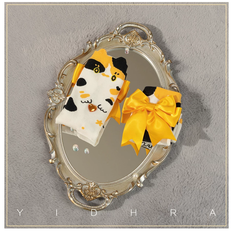 [Кот] Хлопковые носки Yidhra Dream Witch оригинальные Лолита котовые носки