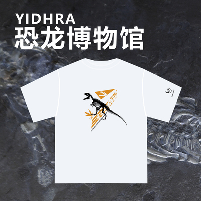 taobao agent Dinosaur, museum, genuine T-shirt, with short sleeve