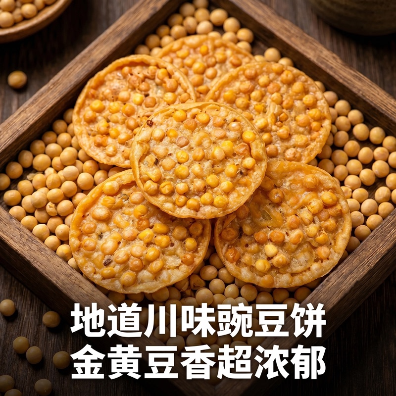 Sichuan-Style Savory Pea Cakes, Traditional Fried Pea Pancakes, Childhood Snacks, Crispy Pea Treats, Local Stir-Fried Snacks Sichuan-Style Savory Pea Cakes, Traditional Fried Pea Pancakes, Childhood Snacks, Crispy Pea Treats, Local Stir-Fried Snacks