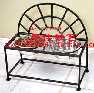 Bàn là thức ăn cho chó sắt bình uống nước cho chó