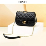 Небольшая сумка, летняя сумка для телефона, небольшая цепь на одно плечо, коллекция 2023, премиум класс, в стиле Шанель, из натуральной кожи, на цепочке