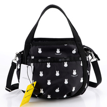 Rexsbao womens bag small round bag cartoon print shoulder tote bag shoulder bag portable small cloth bag 8056