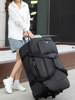 New Wheeled Trolley Travel Bag, Lightweight Luggage Bag, Storage Bag, Maternity Bag, Portable Double-Back Large-Capacity Fitness Yoga Bag